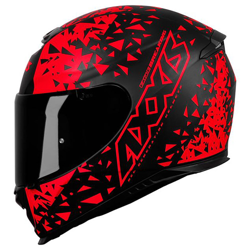BOUTIQUE CAPACETE AXXIS EAGLE BREAKING RED 59500 - Moto Honda Motopel