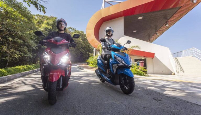 o bom comeco scooter treino e conselhos - Moto Honda Motopel