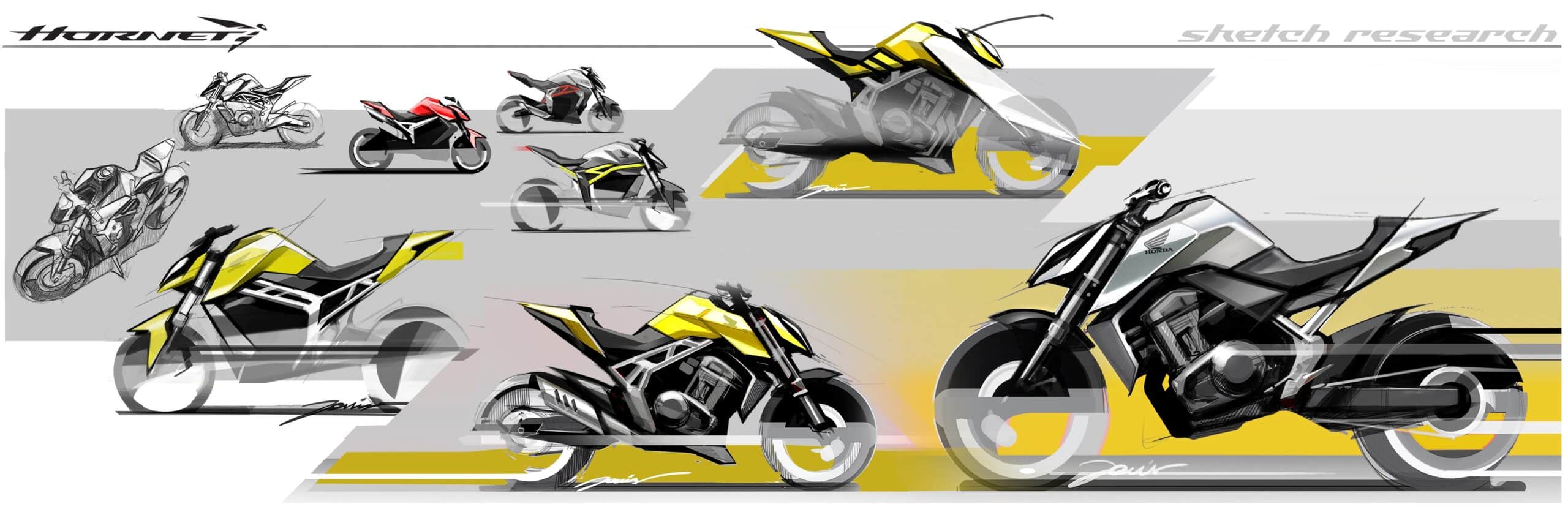 371424 New Hornet design concept sketches hint at the sting in its tail scaled - Moto Honda Motopel