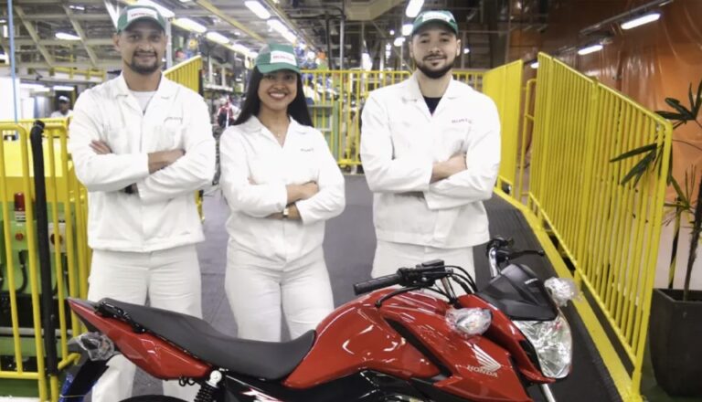 Honda atinge a marca de 8 milhoes de motos flex produzidas no Brasil - Moto Honda Motopel