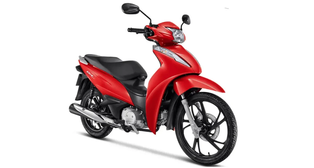 honda biz 125 vermelha - Moto Honda Motopel