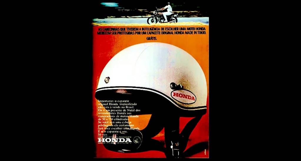 anuncio capacete honda - Moto Honda Motopel