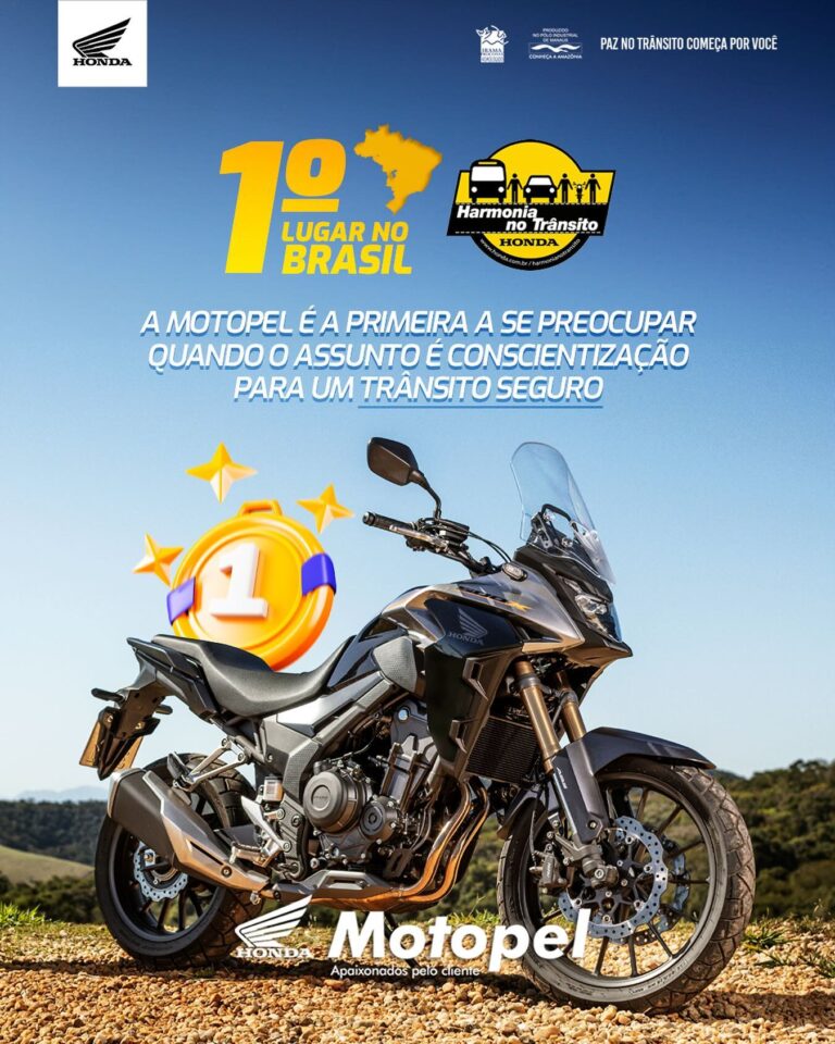 1 lugar brasil - Moto Honda Motopel