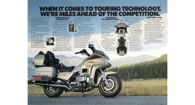 honda gold wing gl 1200 tecnologia turismo superior 0 - Moto Honda Motopel