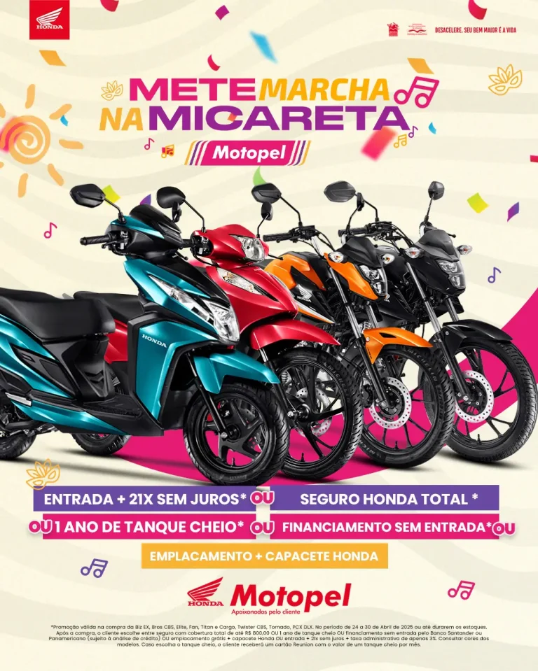 mete marcha na micareta - Moto Honda Motopel