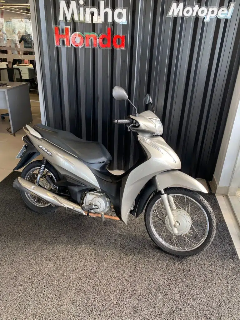 biz 110 prata 3 - Moto Honda Motopel